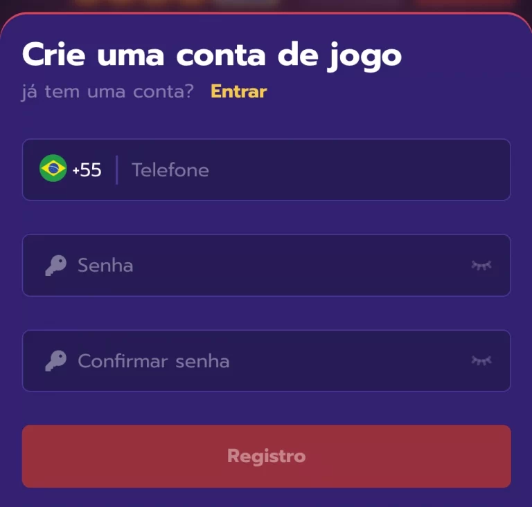 registro e login